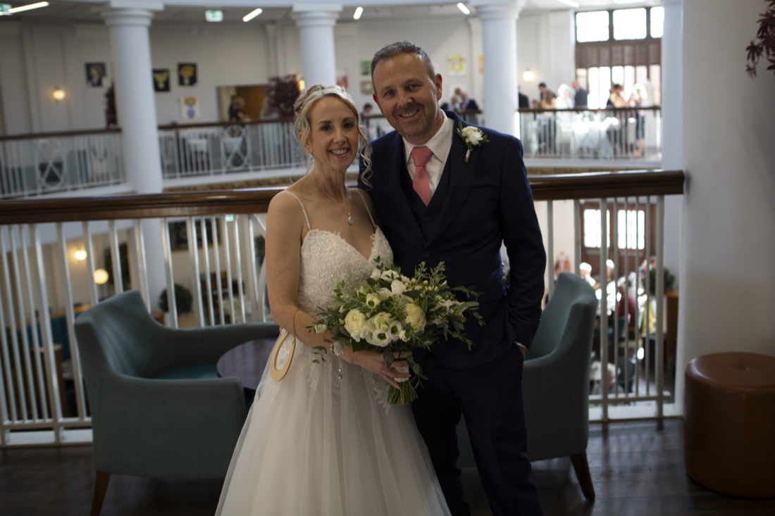 Donna and Paul's wedding photography at Spanish City by Confetti Chasers