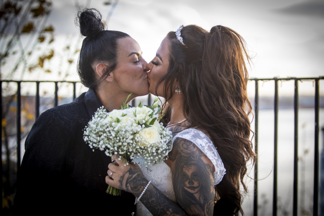 Gemma and Rebecca's wedding photography by Confetti Chasers